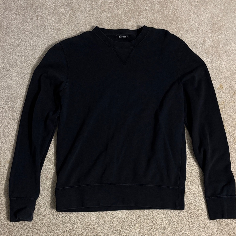 BLK DNM Men's Dark Crewneck Sweater